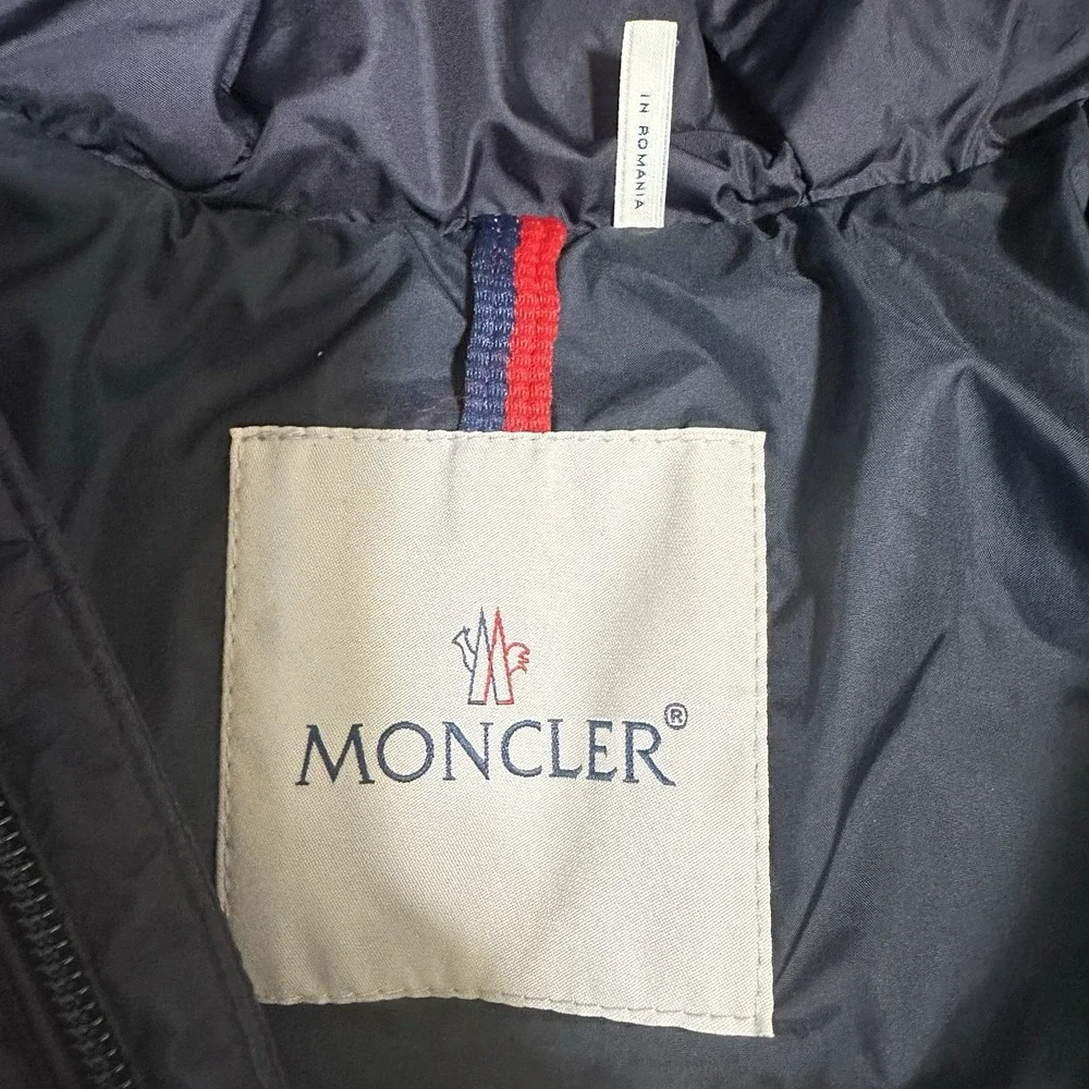 Moncler Kids‎ Blue Down Puffer Jacket Coat Size 12-18 Months Ski Snow Outdoors